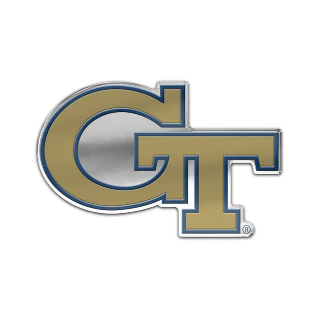 Georgia Tech Yellow Jackets Auto Badge w/color