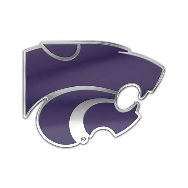 Insignia para automóvil de Kansas State Wildcats con color