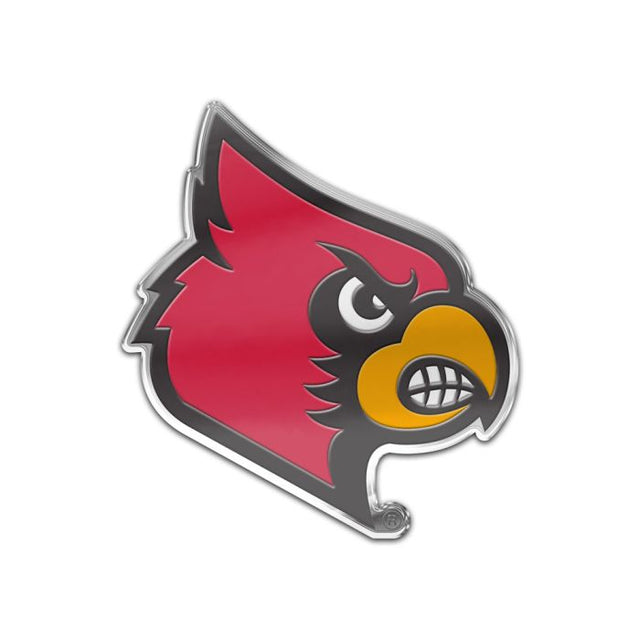 Insignia para automóvil de los Louisville Cardinals con color