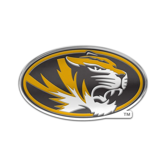 Insignia para automóvil de los Missouri Tigers con color