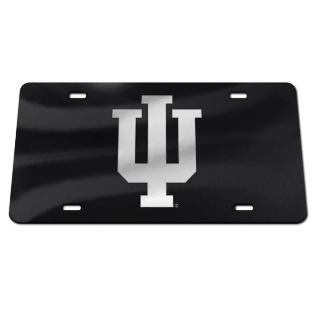 Matrícula acrílica especial BLACKOUT de Indiana Hoosiers