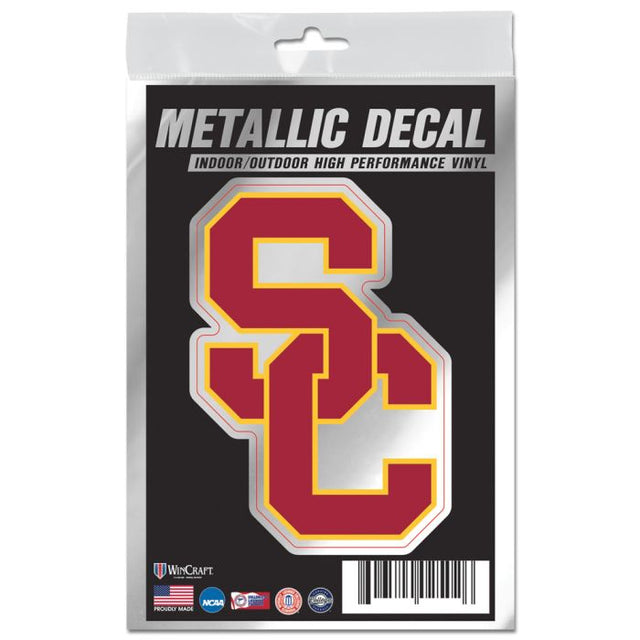 USC Trojans Decal Metallic 3" x 5"