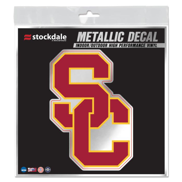 USC Trojans Decal Metallic 6" x 6"