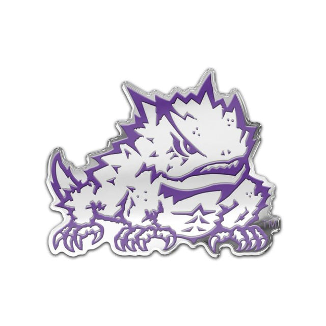 TCU Horned Frogs Auto Badge w/color