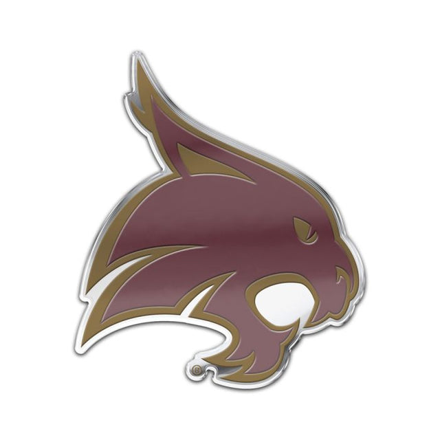 Texas State Bobcats Auto Badge w/color