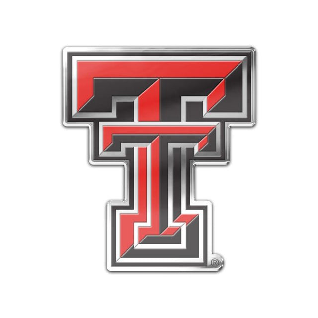 Insignia para automóvil de los Texas Tech Red Raiders con color