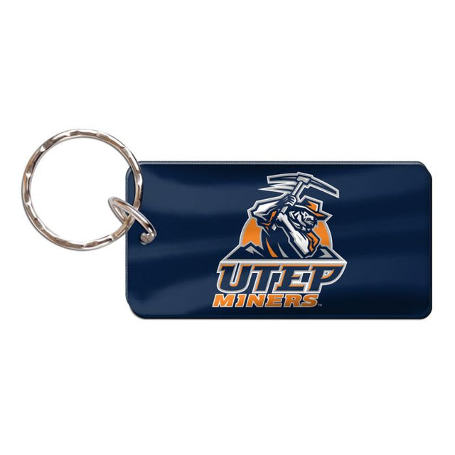 UTEP Miners Keychain Rectangle