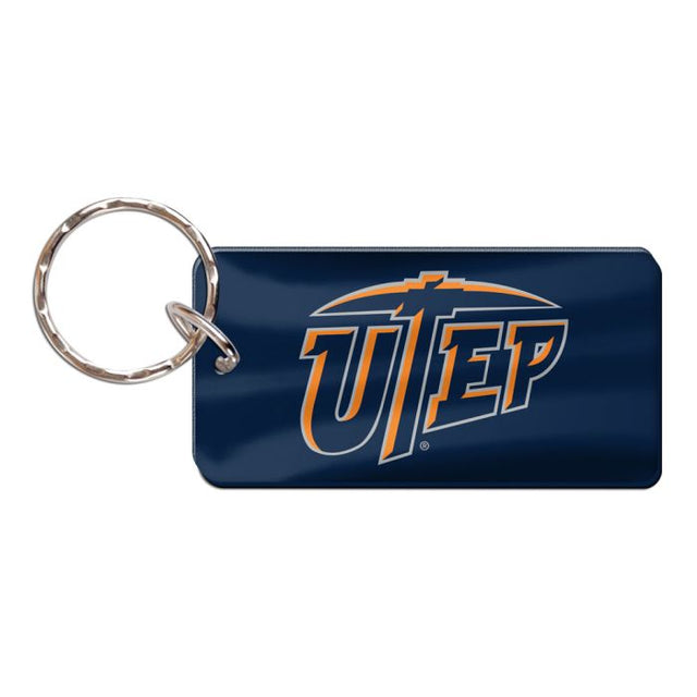 UTEP Miners Keychain Rectangle