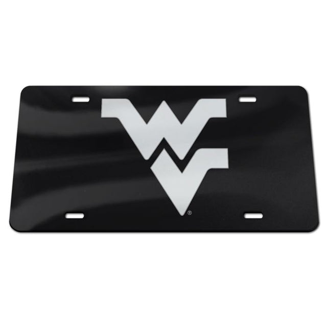 Placas de matrícula clásicas de acrílico de los Mountaineers de West Virginia