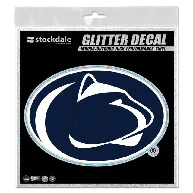 Penn State Nittany Lions Decal Glitter 6" x 6"