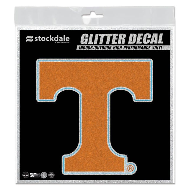 Tennessee Volunteers Decal Glitter 6" x 6"