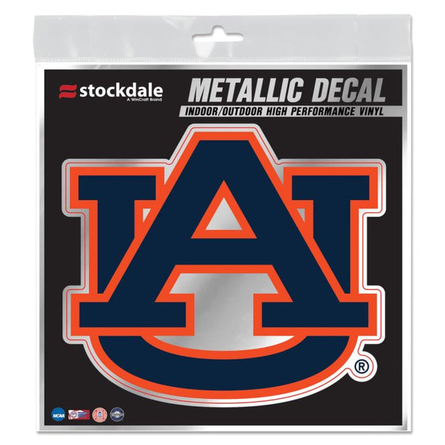 Auburn Tigers Decal Metallic 6" x 6"