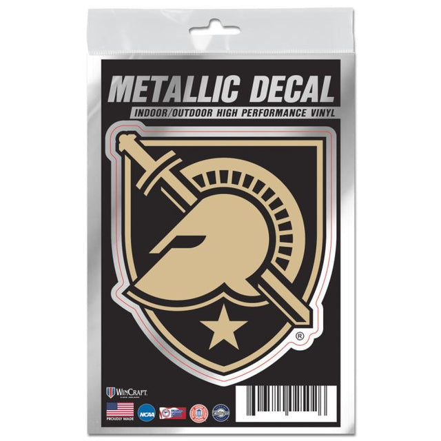 Army Black Knights Decal Metallic 3" x 5"