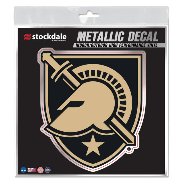 Army Black Knights Decal Metallic 6" x 6"