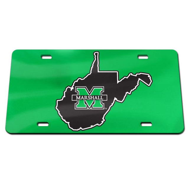 Marshall Thundering Herd Specialty Acrylic License Plate