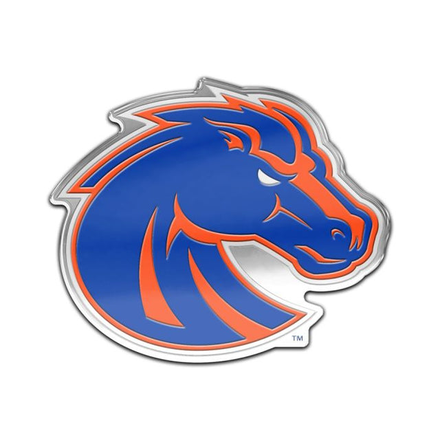 Insignia para automóvil de los Boise State Broncos con color