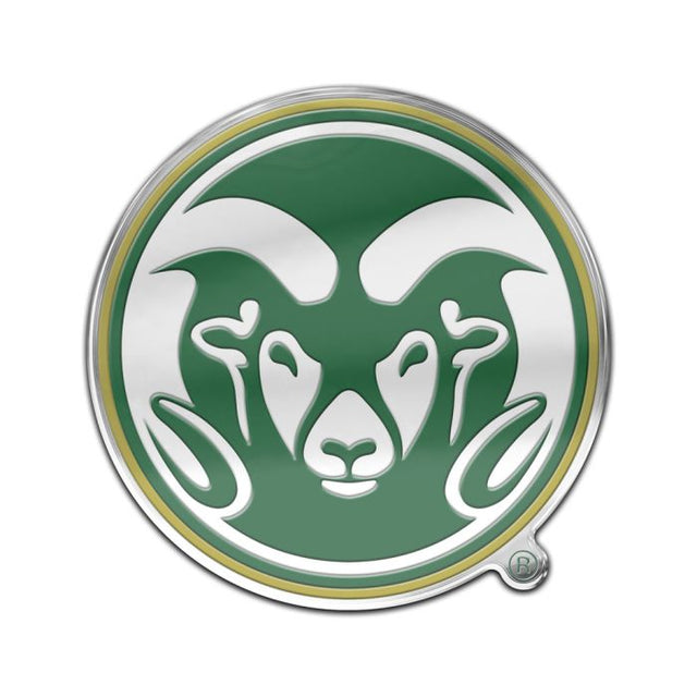 Colorado State Rams Auto Badge w/color