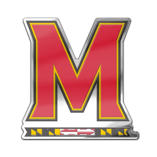 Insignia para automóvil Maryland Terrapins con color