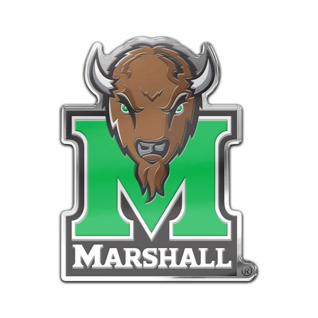 Insignia para automóvil Marshall Thundering Herd con color