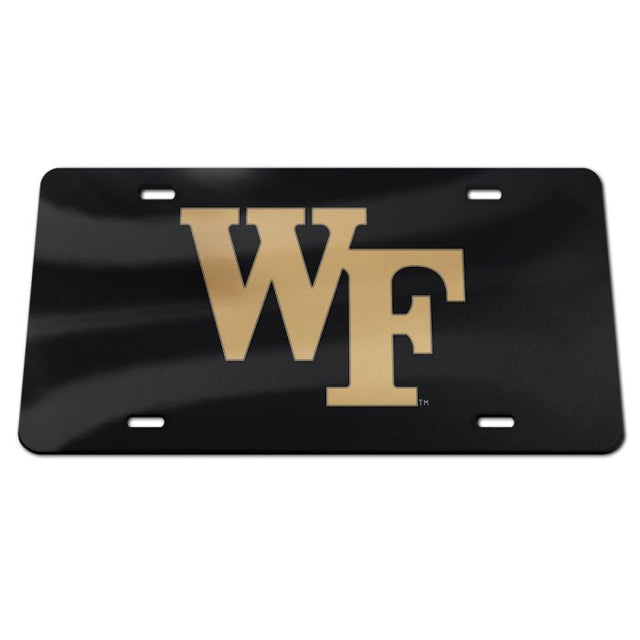 Wake Forest Demon Deacons Specialty Acrylic License Plate