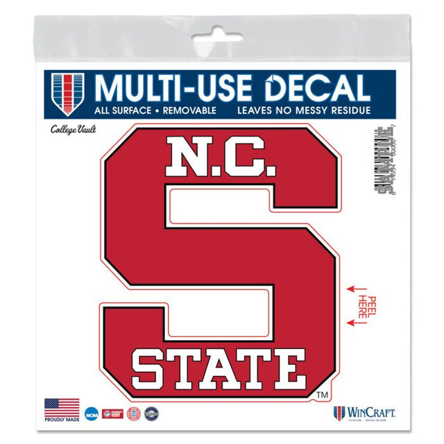 NC State Wolfpack /College Vault All Surface Decal 6" x 6"