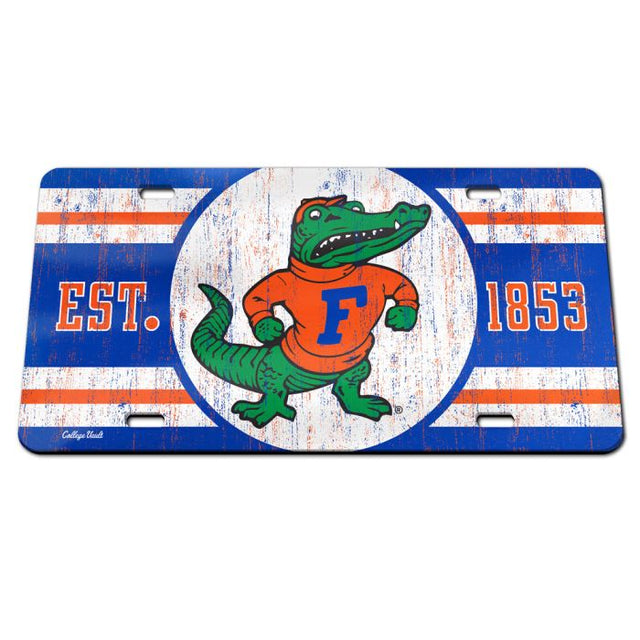 Matrícula acrílica especial de Florida Gators/College Vault