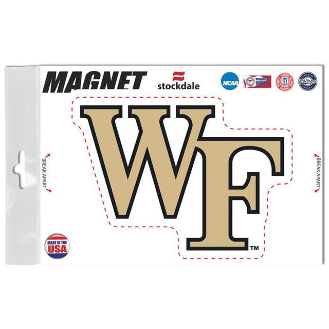 Imanes para exteriores de los Demon Deacons de Wake Forest, 3" x 5"