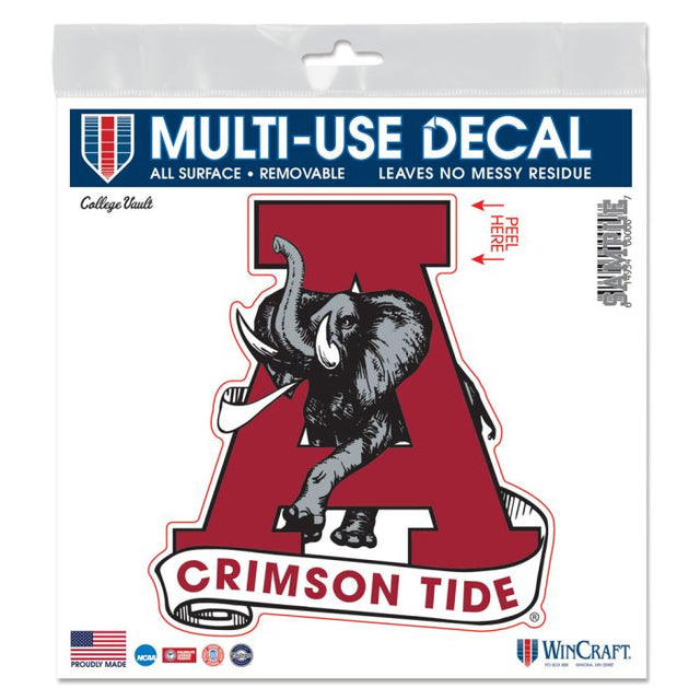 Alabama Crimson Tide /College Vault All Surface Decal 6" x 6"