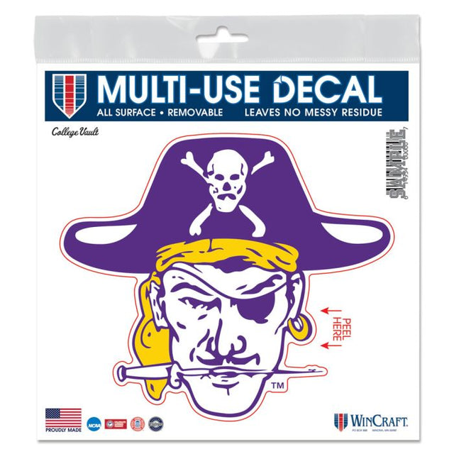 East Carolina Pirates /College Vault All Surface Decal 6" x 6"