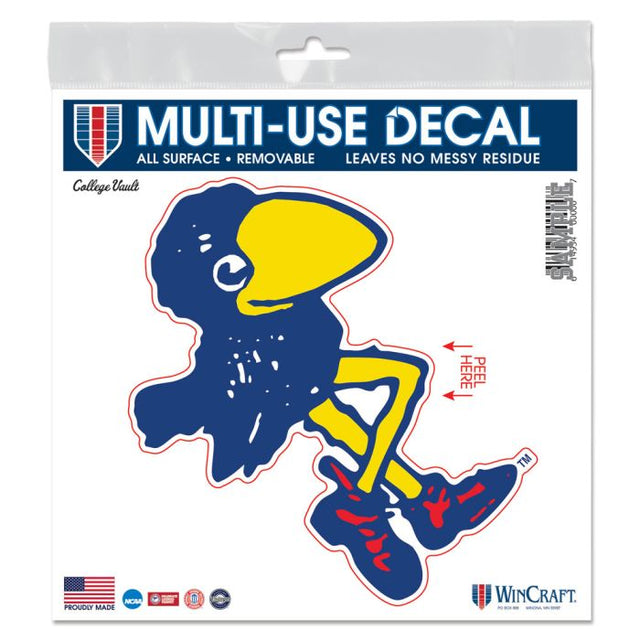 Kansas Jayhawks /College Vault All Surface Decal 6" x 6"