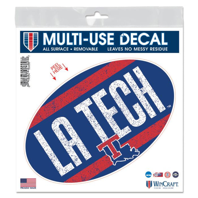 Louisiana Tech Bulldogs All Surface Decal 6" x 6"