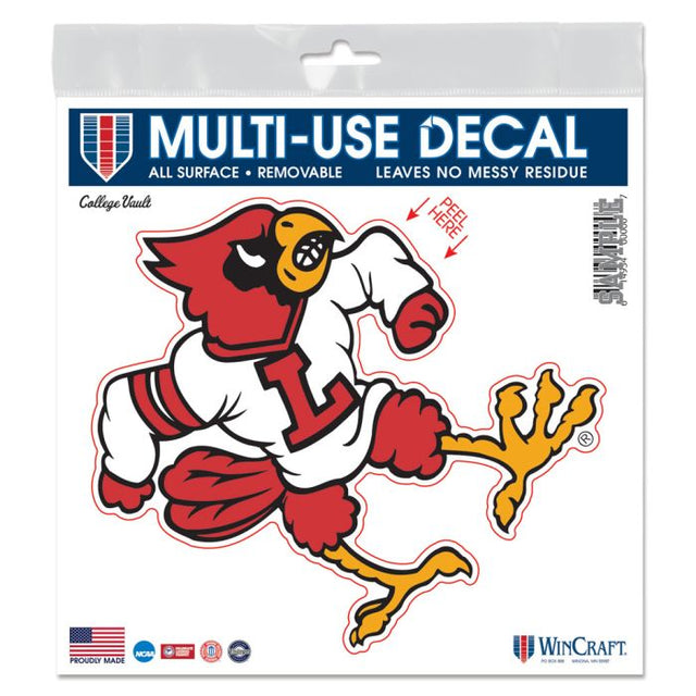 Louisville Cardinals /College Vault All Surface Decal 6" x 6"