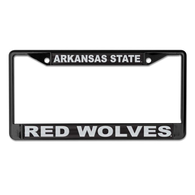 Arkansas State Red Wolves Lic Plt Frame S/L Printed