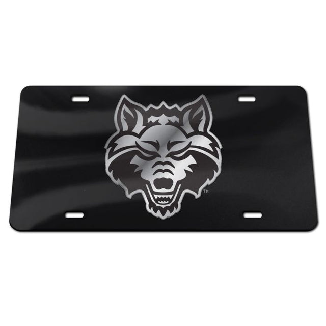 Arkansas State Red Wolves Specialty Acrylic License Plate