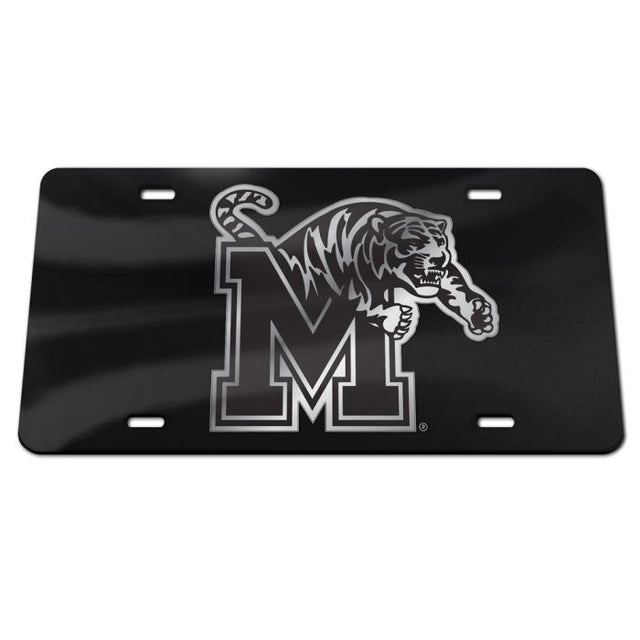 Matrícula especial de acrílico de los Memphis Tigers