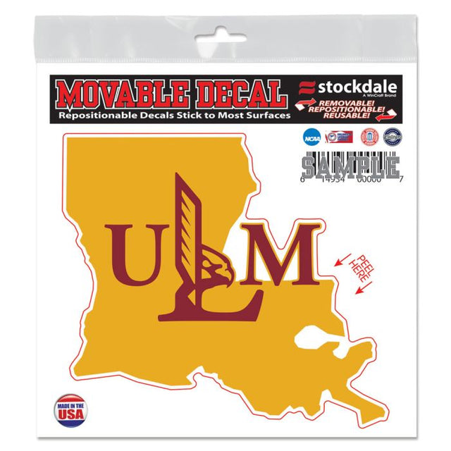 Louisiana - Monroe War Hawks All Surface Decal 6" x 6"