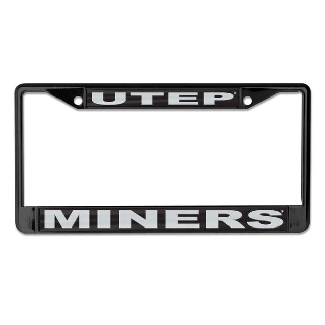 UTEP Miners Lic Plt Frame S/L Printed