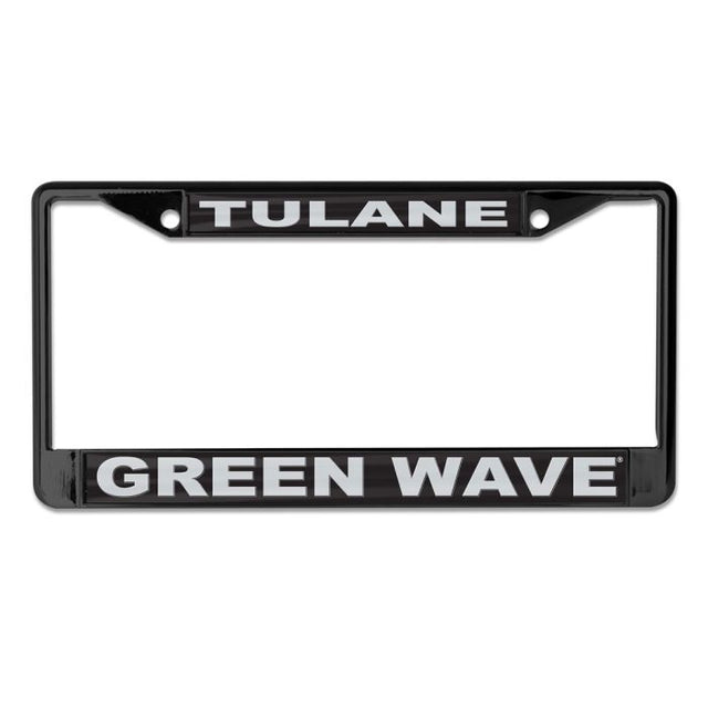 Tulane Green Wave Lic Plt Frame S/L Printed