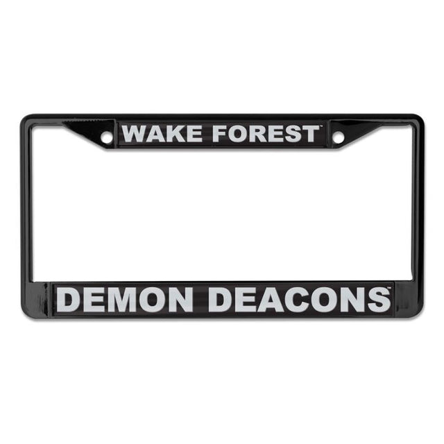 Wake Forest Demon Deacons Lic Plt Frame S/L Printed