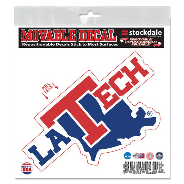 Louisiana Tech Bulldogs All Surface Decal 6" x 6"