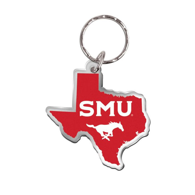 Southern Methodist Mustangs Keychain Freeform