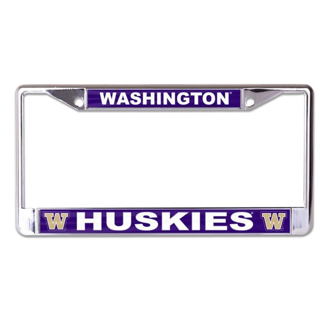 Marco con licencia de Washington Huskies Plt, tamaño pequeño, impreso