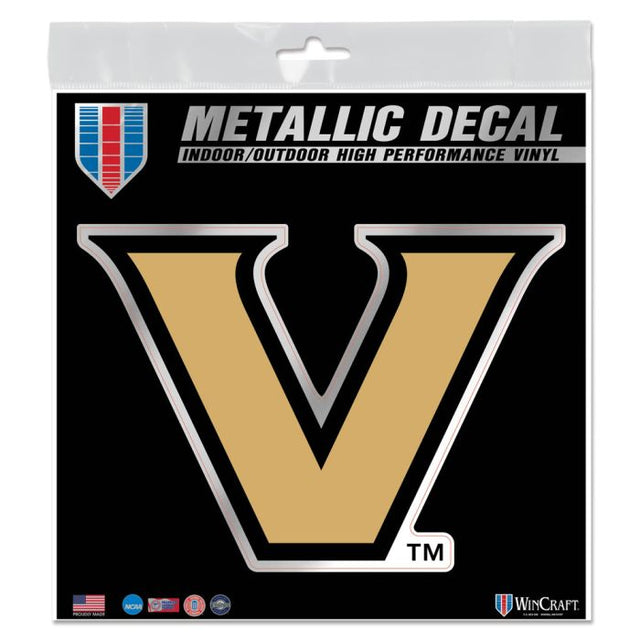 Vanderbilt Commodores Decal Metallic 6" x 6"