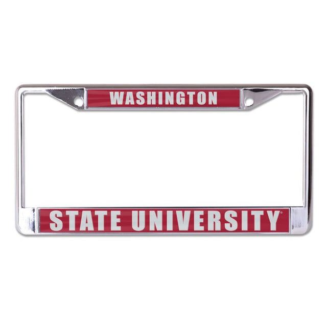 Washington State Cougars Lic Plt Frame S/L Printed