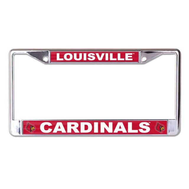 Louisville Cardinals Lic Plt Frame S/L Printed