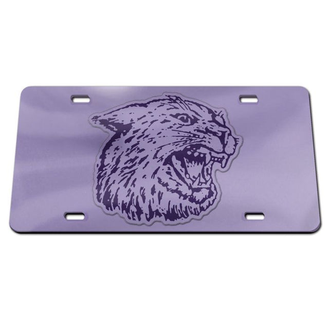 Kansas State Wildcats / Vintage Collegiate WABASH COLLECTION Specialty Acrylic License Plate