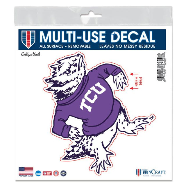 TCU Horned Frogs /College Vault All Surface Decal 6" x 6"