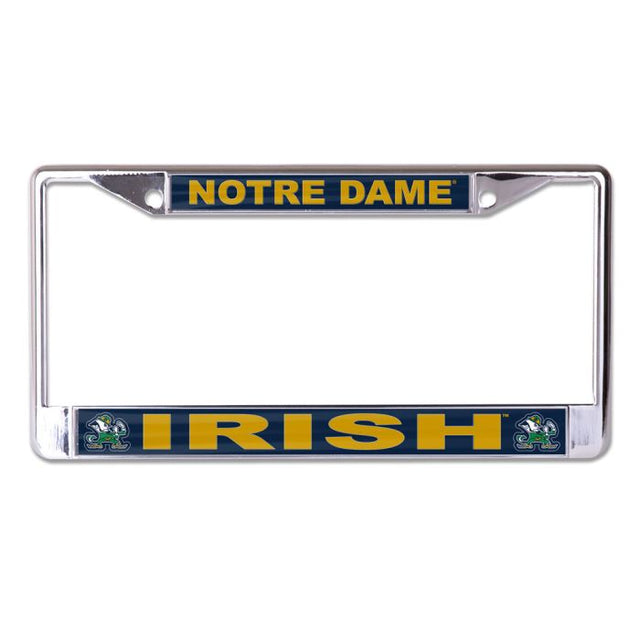 Notre Dame Fighting Irish NOTRE DAME / IRISH Lic Plt Frame S/L Printed