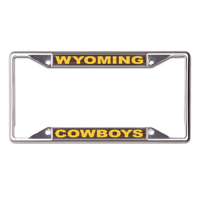 Wyoming Cowboys Lic Plt Frame S/S Printed