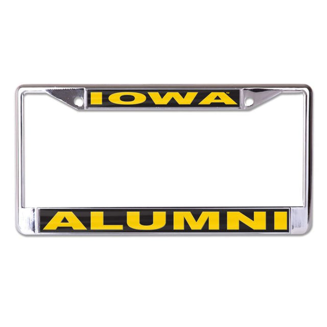 Iowa Hawkeyes IOWA / ALUMNI Lic Plt Frame S/L Printed